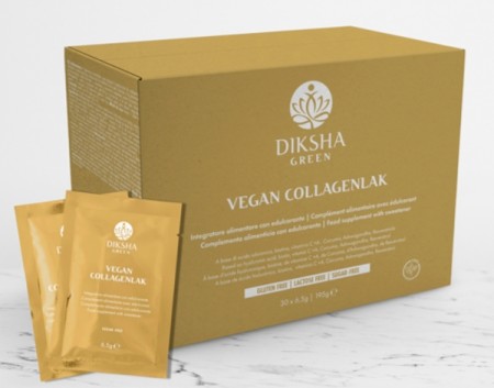 Collagen tilskudd   Vegansk, plantebasert 30 pk i esken, blandes i vann og smaker godt